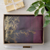 Burgund und Gold Seidenpapier (Geschenk)