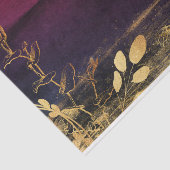 Burgund und Gold Seidenpapier (Ausschnitt)