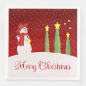 Burgund und Gold Serviette (Vorderseite)