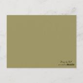 Burgund und Gold Tischnummer Card (Rückseite)