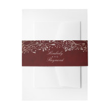 Burgund und Goldfarben Elegant
