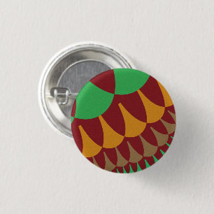Burgund und Grüne Skala Button