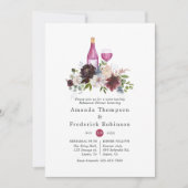 Burgund und Probe Pinacoteca Einladung (Vorderseite)