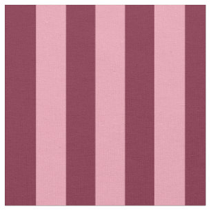Burgund und rosa Streifenmuster kräftiges Kirschro Stoff