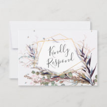 Burgund und Rosa Wilde Blume Save the Date Karte