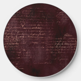 Burgund und Rose Gold Vintage Kalligraphie