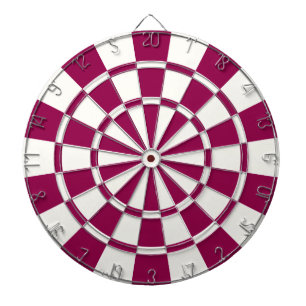 Burgund und weiß dartscheibe