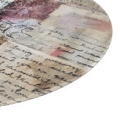 Burgund Valentine Design Serie 15 Schneidebrett (Ecke)