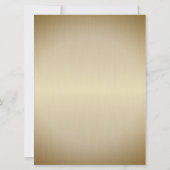 Burgund Vintage Rose in Gold gemalt (Rückseite)