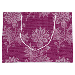 Burgund Wein Blumenstrauß Brautparty Große Geschenktüte