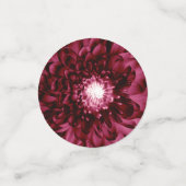 Burgund Wein Blütenwein individuell anpassbarer Ti Konfetti (Klein Vorderseite)