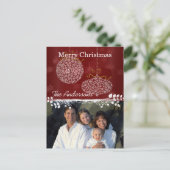 Burgund Wein Familienwein Weihnachten Foto (Stehend Vorderseite)