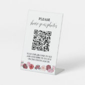 Burgund Wein Sangria Forest Green Pedestal Zeichen Sockelschild (Vorderseite)