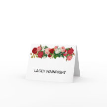 BURGUNDDY FLORAL | ROSE GARLAND FLOWE Personalisie