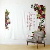 Burgunder Blumenmarkt Foto Stand Wandteppich (Beispiel (Horizontal))