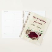 Burgunder Champagner Blume Hochzeit Planer (Anzeige)