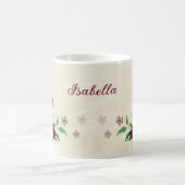Burgunder Champagner-Blume Kaffeetasse (Mittel)