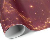 Burgunder Engel-Geschenkpapier Geschenkpapier (Rolleneckpunkt)