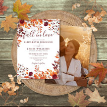 Burgunder Fall in der Liebe Herbst Blumenhochzeit 