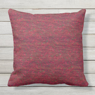 Burgunder-FarbeFlecked Kissen im Freien20" x 20"