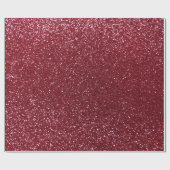 Burgunder-Glitter Geschenkpapier (Flach)