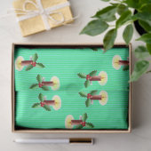 Burgunder Kerze mit Weihnachtslieder Seidenpapier (Geschenk)