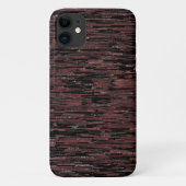 Burgunder Mosaik mit grobem Hintergrund Case-Mate iPhone Hülle (Rückseite)