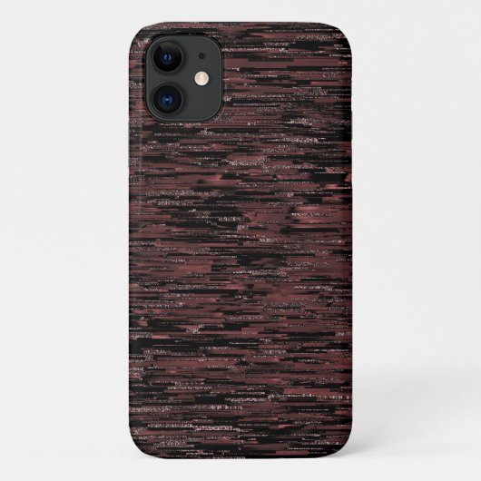 Burgunder Mosaik mit grobem Hintergrund Case-Mate iPhone Hülle (Rückseite)