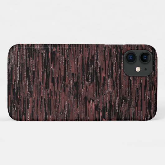 Burgunder Mosaik mit grobem Hintergrund Case-Mate iPhone Hülle (Rückseite (Horizontal))