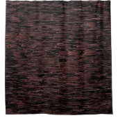 Burgunder Mosaik mit grobem Hintergrund Duschvorhang (Vorderseite)