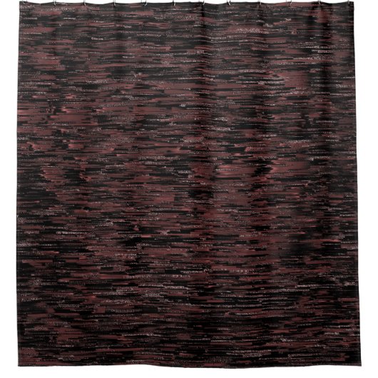 Burgunder Mosaik mit grobem Hintergrund Duschvorhang (Vorderseite)