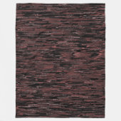 Burgunder Mosaik mit grobem Hintergrund Fleecedecke (Vorderseite)