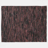 Burgunder Mosaik mit grobem Hintergrund Fleecedecke (Vorderseite (Horizontal))