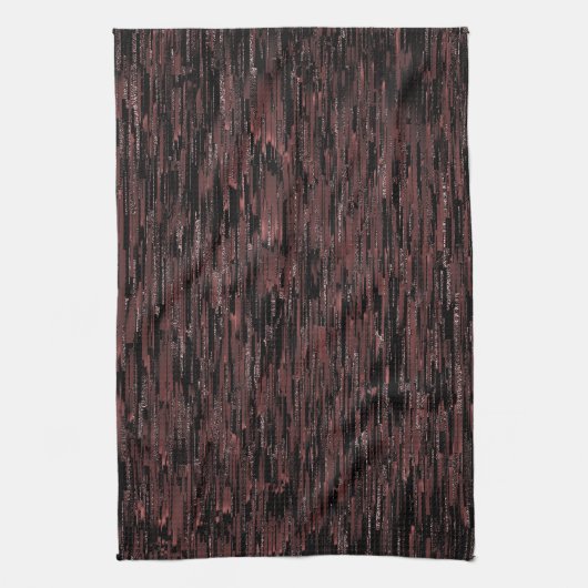 Burgunder Mosaik mit grobem Hintergrund Geschirrtuch (Vertikal)