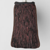 Burgunder Mosaik mit grobem Hintergrund Golf Headcover (Rotieren 90)