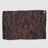 Burgunder Mosaik mit grobem Hintergrund Golfhandtuch (Horizontal)