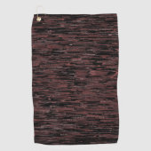 Burgunder Mosaik mit grobem Hintergrund Golfhandtuch (Vorderseite)