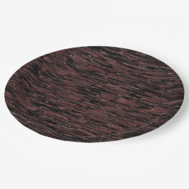 Burgunder Mosaik mit grobem Hintergrund Pappteller