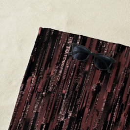 Burgunder Mosaik mit grobem Hintergrund Strandtuch