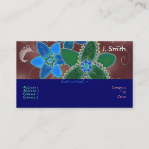 Burgunder-Narzissen-Visitenkarten Visitenkarte