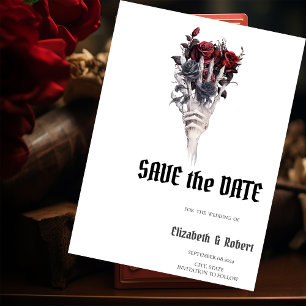 Burgunder Rosen Zur Hochzeit Vorankündigung Save The Date
