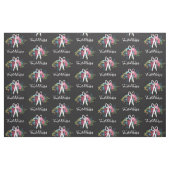 Burgunder Rosenschwarz Friseursalon Stoff (Fat Quarter (45,7 x 55,9 cm))