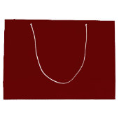 Burgunder rot-weiß große Geschenktasche Geschenktüte (Rückseite)