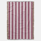 Burgunder, rote und weiße Süßigkeiten Decke (Vorderseite Vertikal)