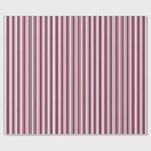 Burgunder, rote und weiße Süßigkeiten Geschenkpapier (Flach)