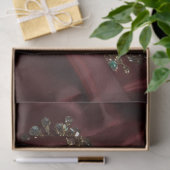 Burgunder Seidenoptik-Diamant Seidenpapier (Geschenk)