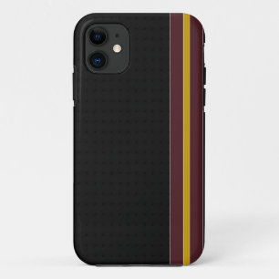 Burgunder- u. Goldstreifen iPhone 5 Fall Case-Mate iPhone Hülle