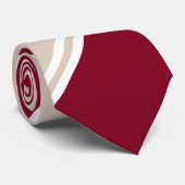 Burgunder und Champagne-Farbiges Krawatte (Gerollt)