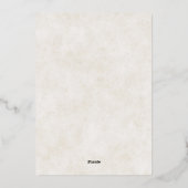 Burgunder und rosa Blumenzwiebeln Folieneinladung (Rückseite)