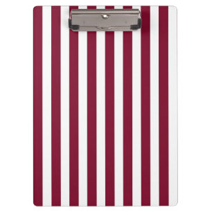 Burgunder und weiße Süßspeisen Klemmbrett